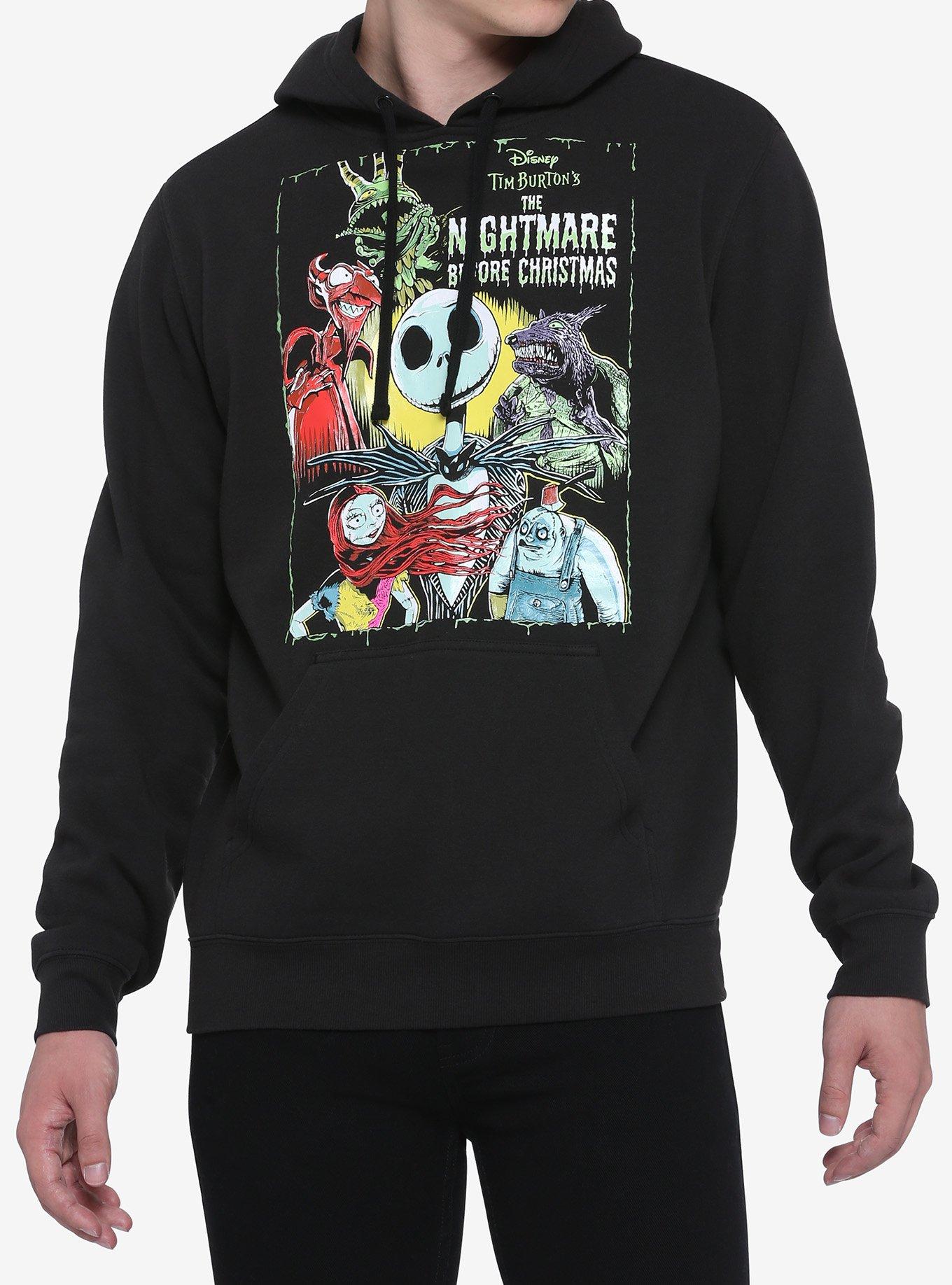 The Nightmare Before Christmas Poster Hoodie | Hot Topic