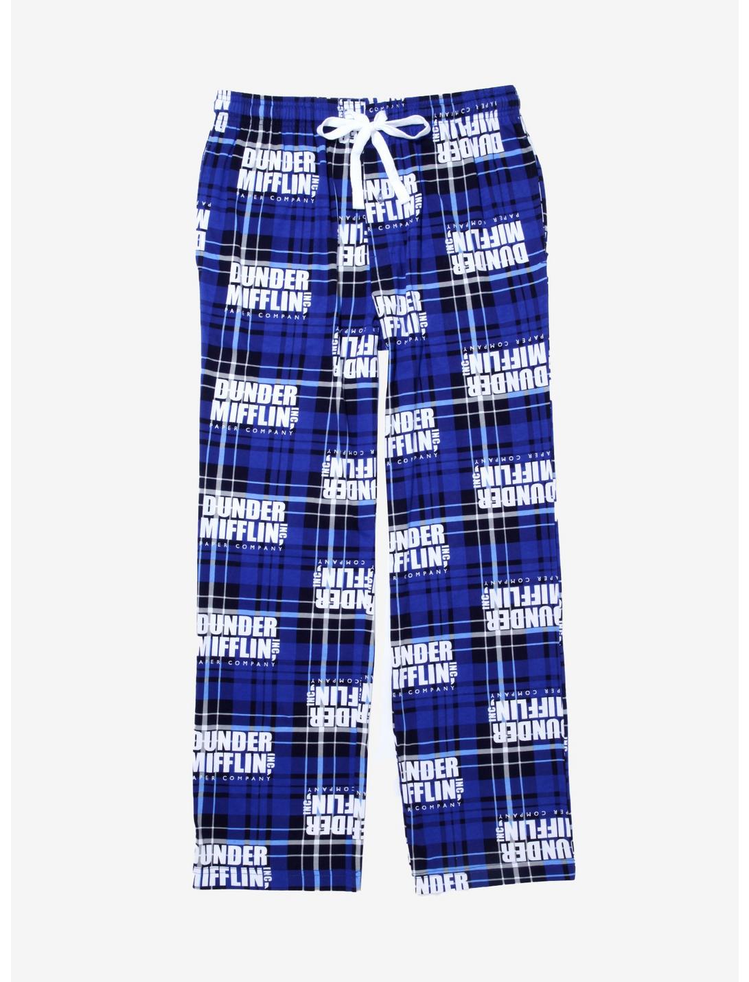 The Office Dunder Mifflin Plaid Sleep Pants - BoxLunch Exclusive, MULTI, hi-res