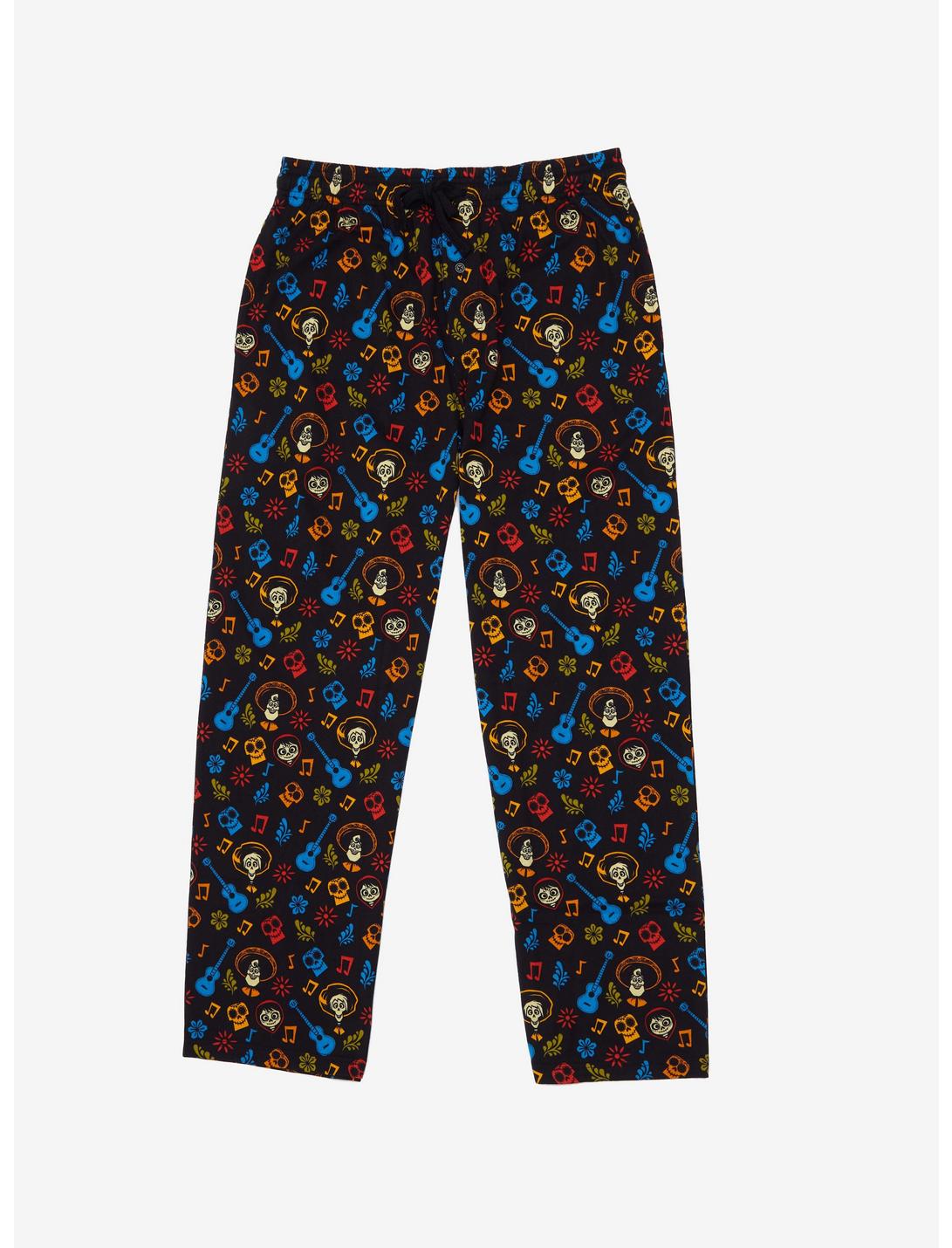 Disney Pixar Coco Music Allover Print Sleep Pants - BoxLunch Exclusive, MULTI, hi-res