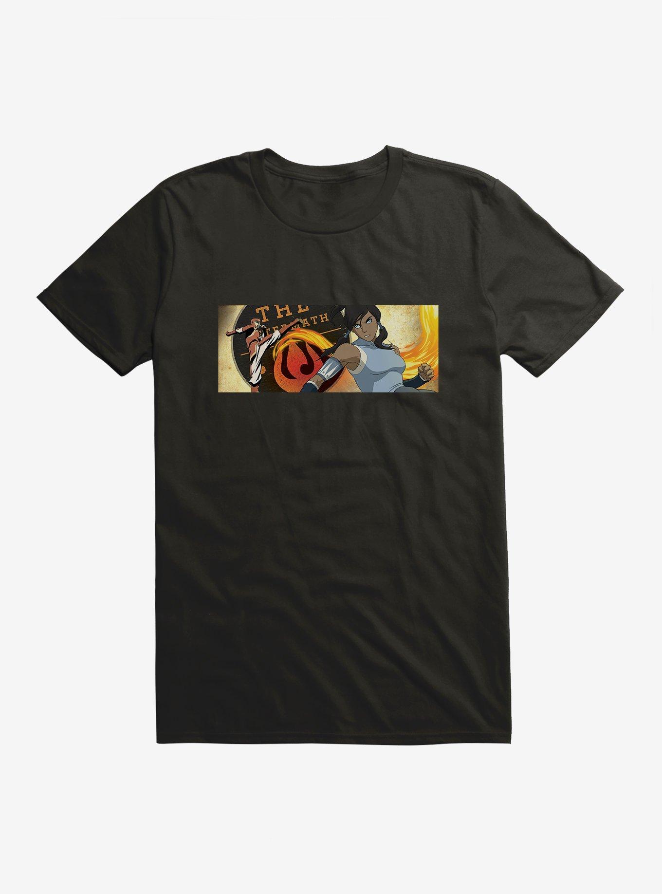 Nickelodeon The Legend Of Korra The Aftermath T-Shirt, BLACK, hi-res