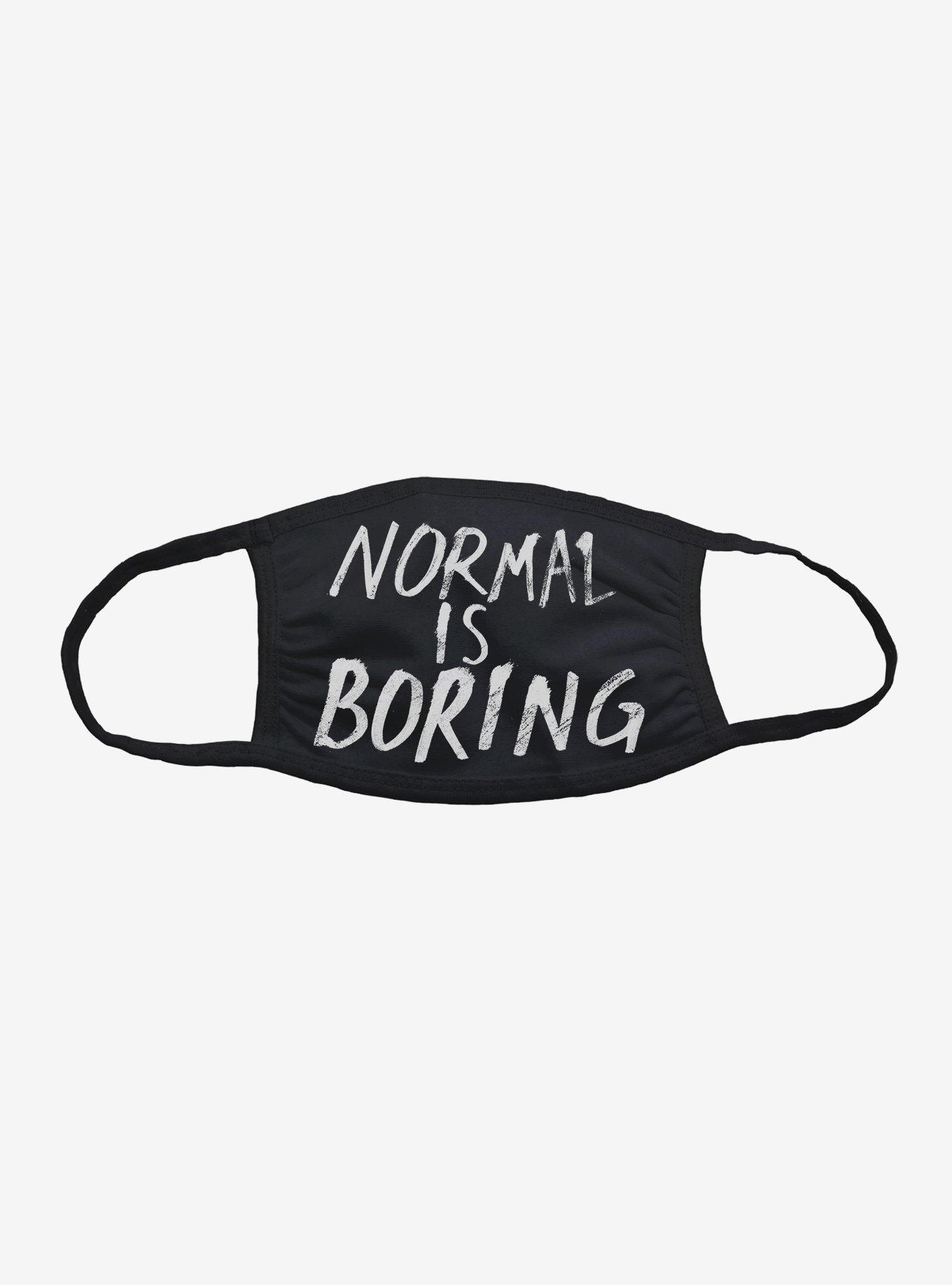 Is Boring Face Mask - BLACK | BoxLunch