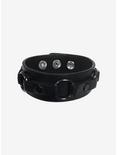Black O-Ring Cuff Bracelet, , hi-res