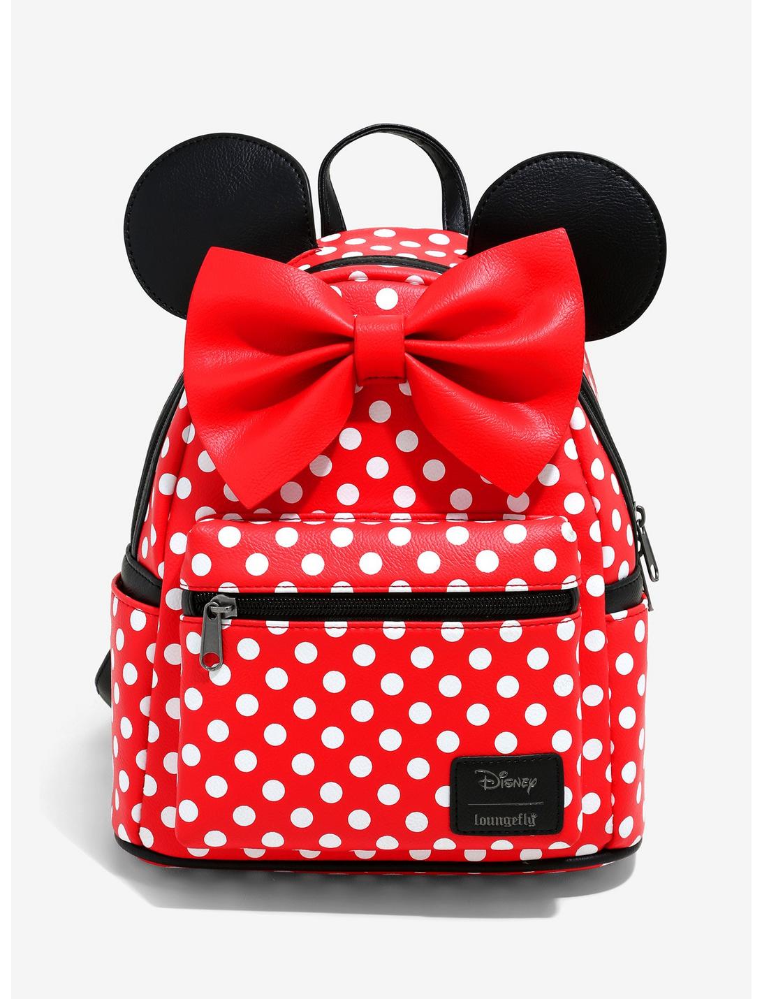 Loungefly Disney Minnie Mouse Polka Dot Mini Backpack, , hi-res