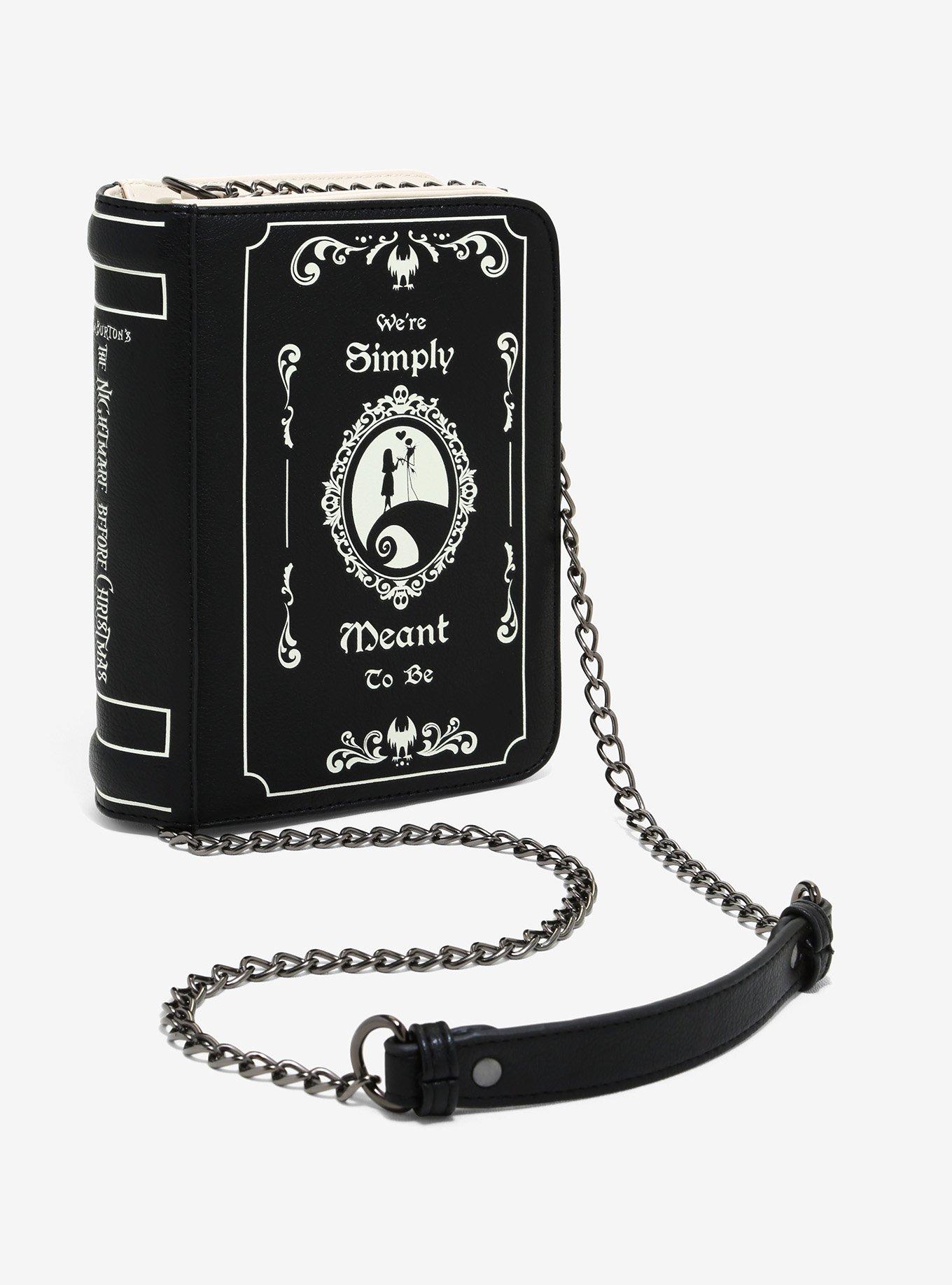 The Nightmare Before Christmas Jack Sally Book Crossbody Bag