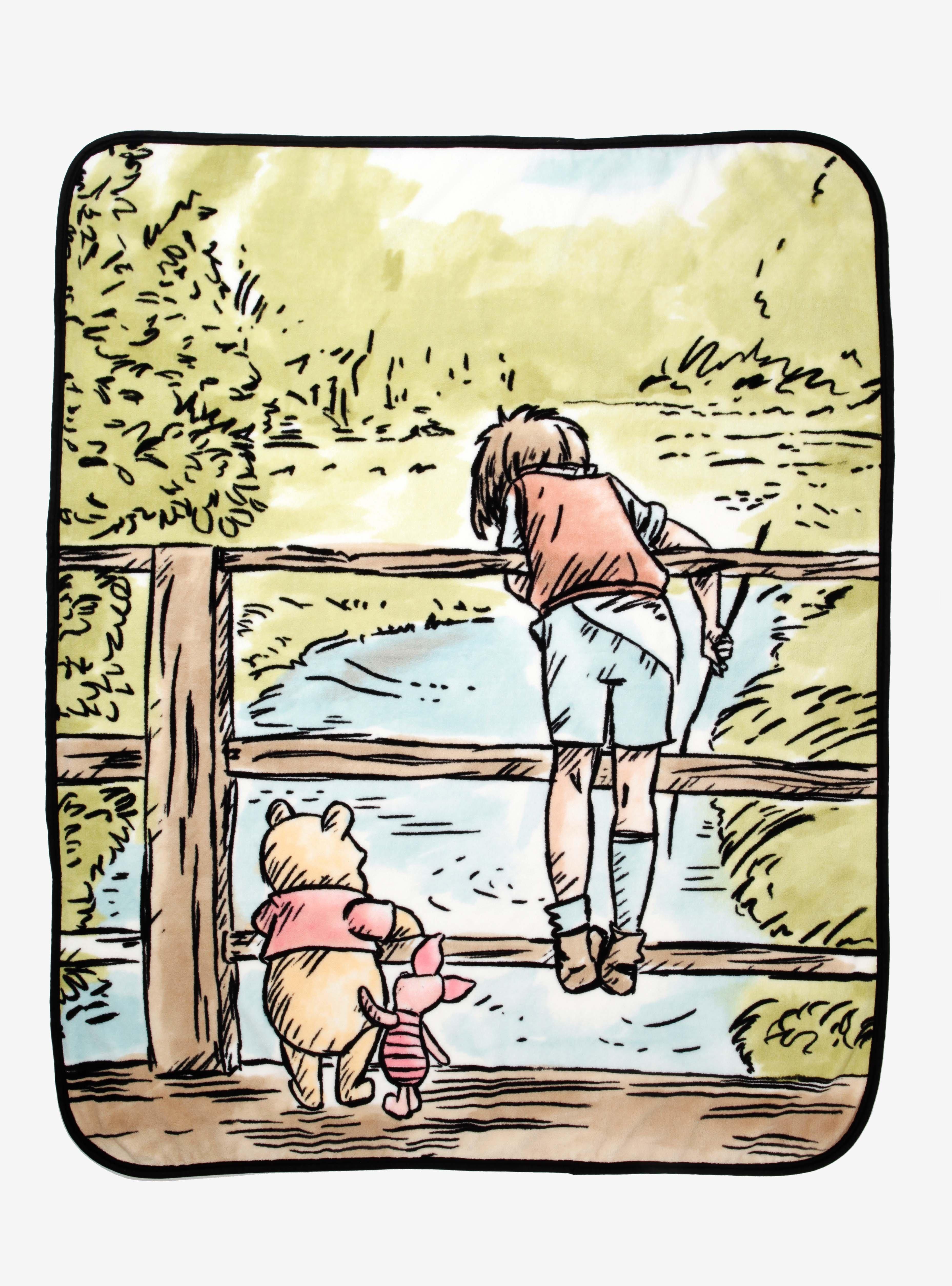 Disney Winnie the Pooh Friendship Throw - BoxLunch Exclusive, , hi-res