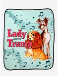 Disney Lady and the Tramp Vintage Style Throw - BoxLunch Exclusive, , hi-res