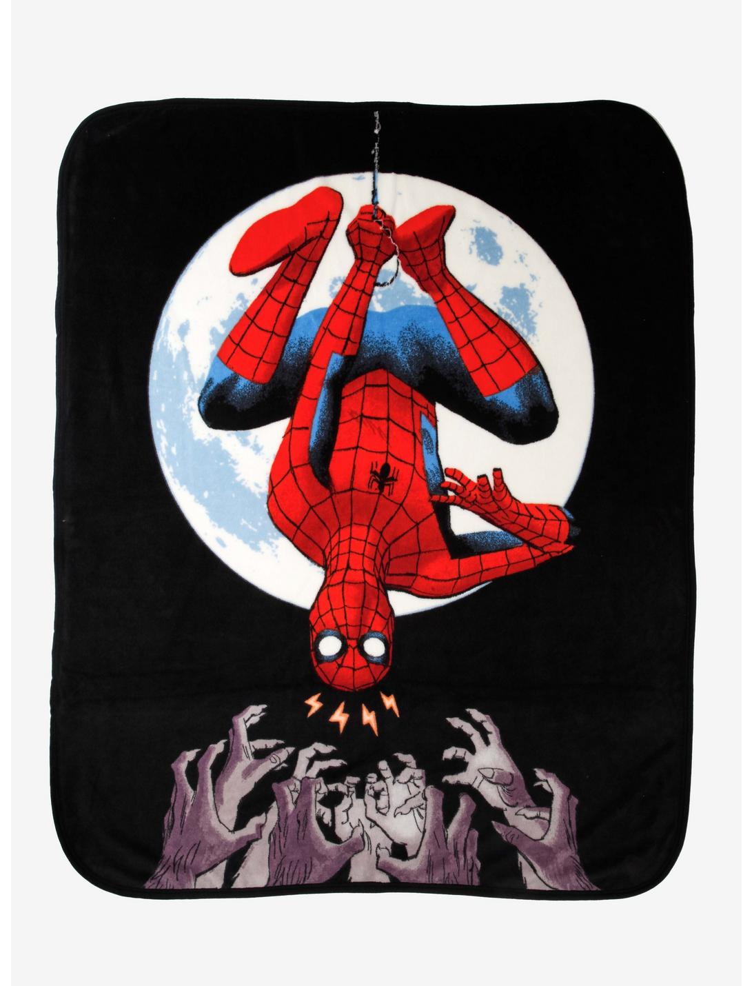 Marvel Spider-Man Moon Throw - BoxLunch Exclusive, , hi-res