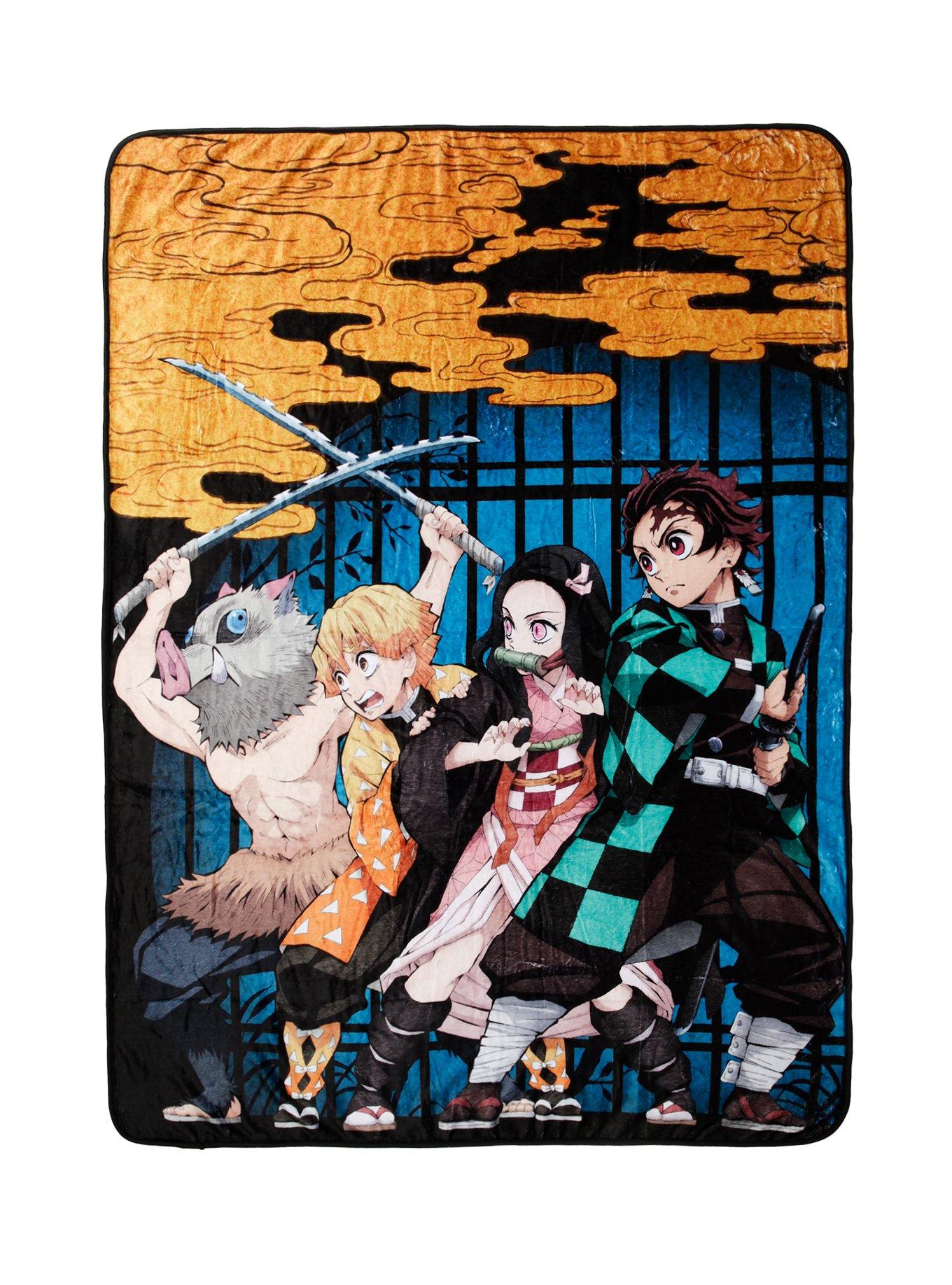 Demon Slayer: Kimetsu no Yaiba Group Throw - BoxLunch Exclusive, , hi-res