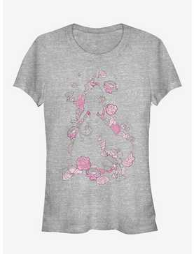 Disney Beauty And The Beast Belle Silhouette Girls T-Shirt, , hi-res