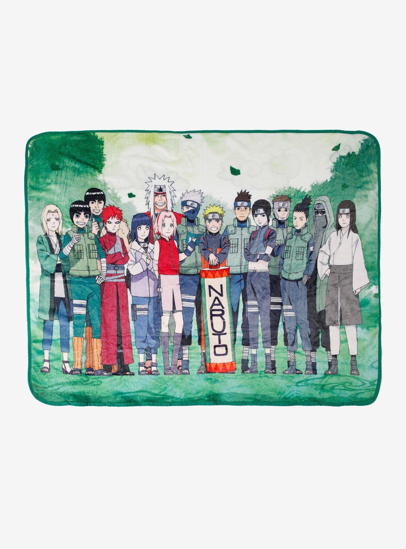 Naruto Shippuden Group Throw Blanket Hot Topic