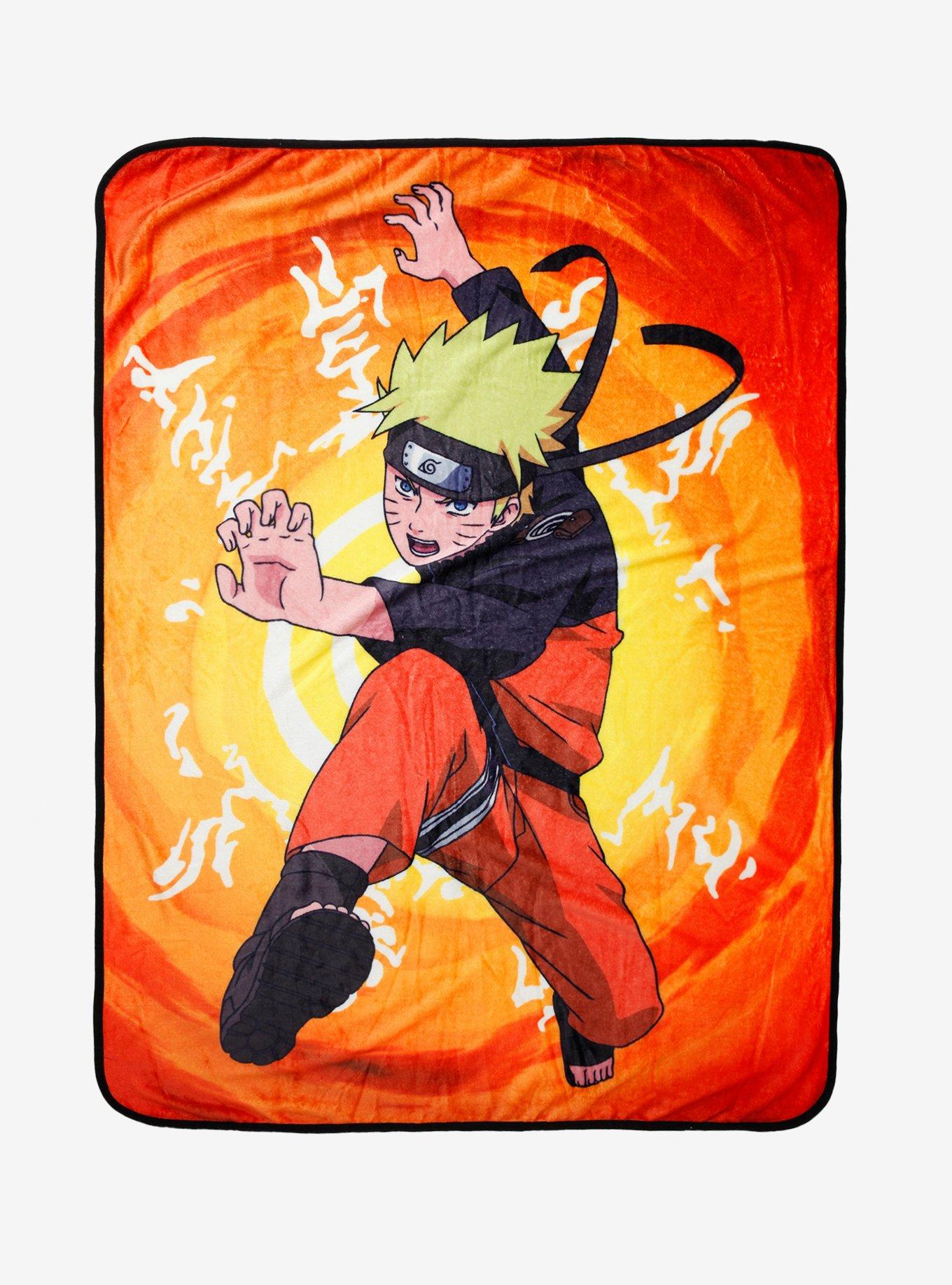 Naruto Shippuden Symbols Throw Blanket