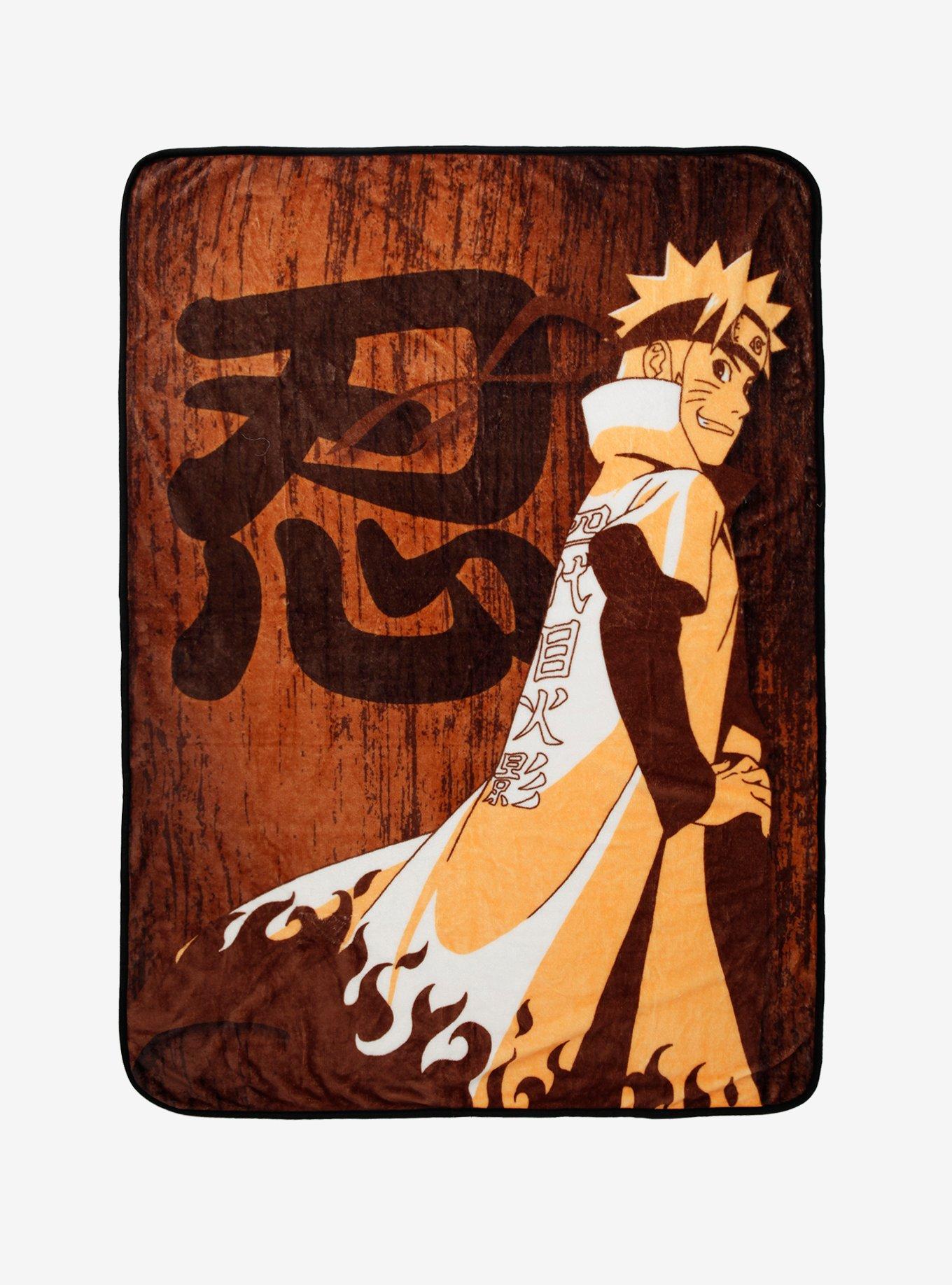 Naruto Shippuden Orange Throw Blanket