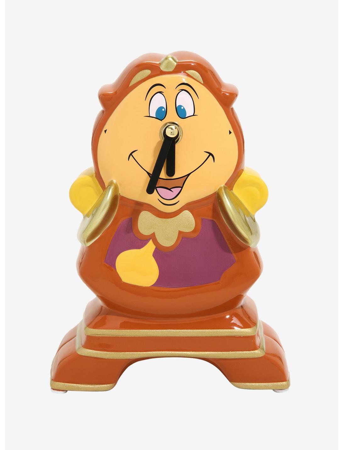 Disney Beauty and the Beast Cogsworth Ceramic Table Clock - BoxLunch Exclusive, , hi-res
