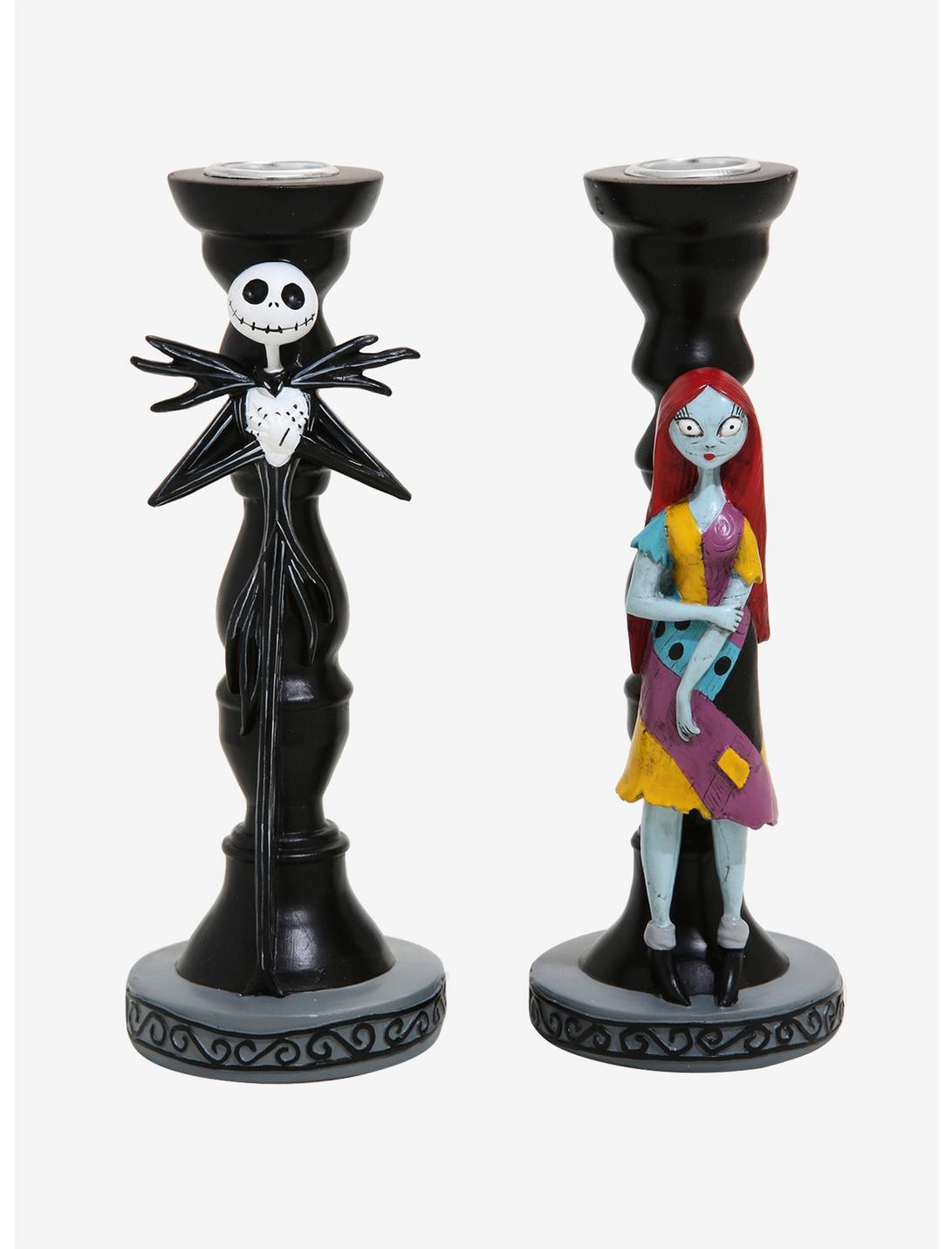 Disney The Nightmare Before Christmas Jack & Sally Candlesticks - BoxLunch Exclusive, , hi-res