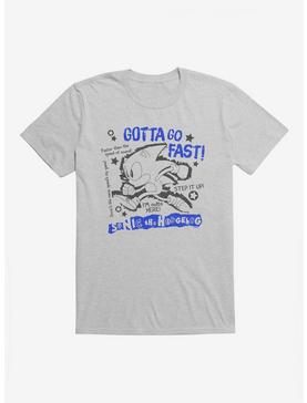 Sonic The Hedgehog Sonic Go Fast Silhouette T-Shirt, HEATHER GREY, hi-res