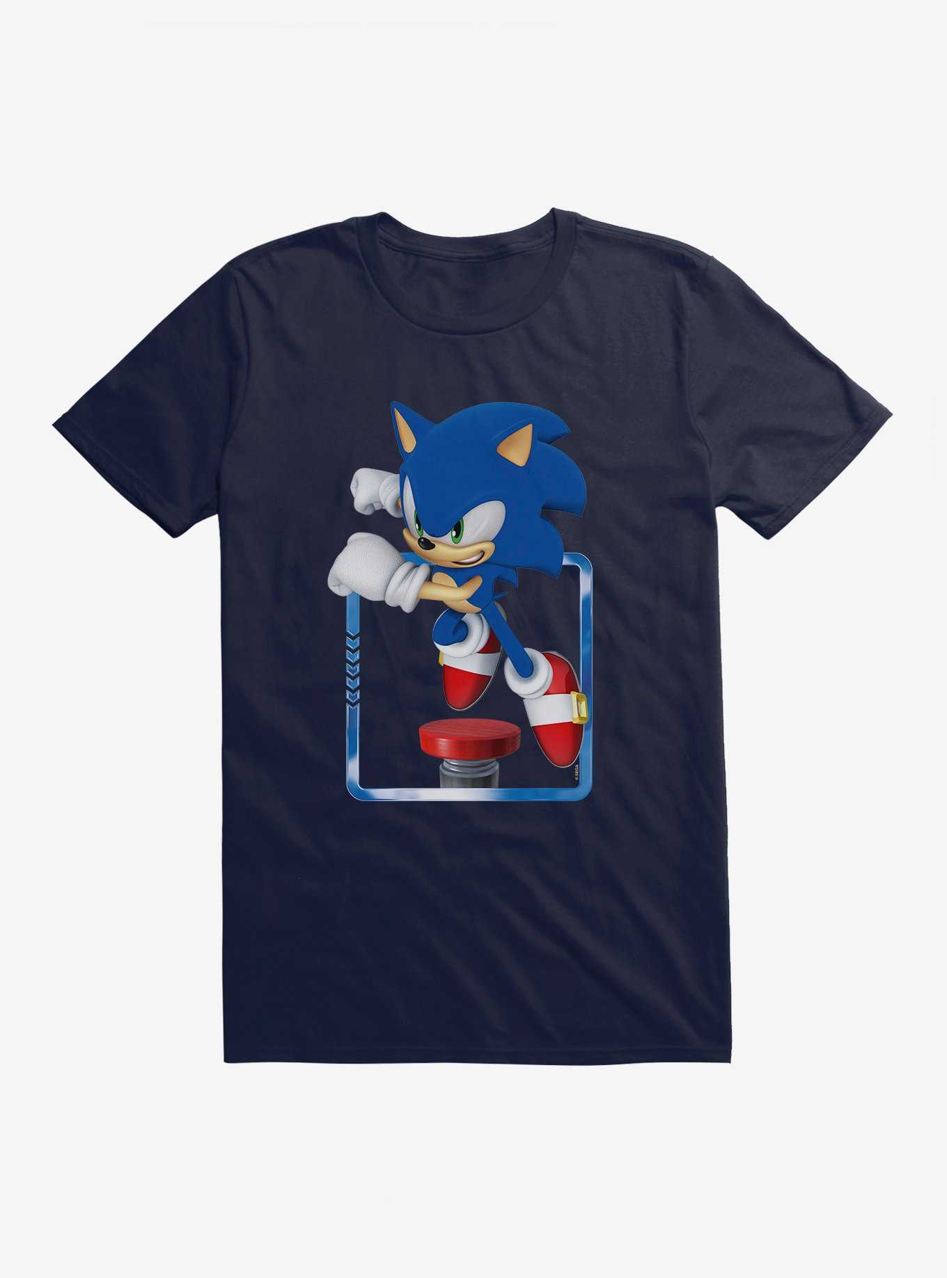Sonic The Hedgehog 3-D Sonic Spring Bounce T-Shirt, , hi-res