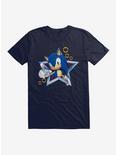 Sonic The Hedgehog 3-D Sonic Star T-Shirt, NAVY, hi-res