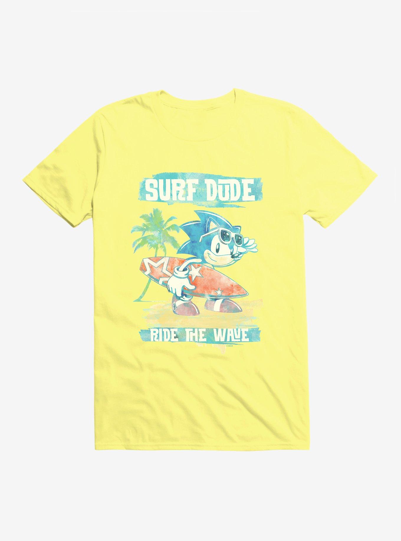 Sonic The Hedgehog Surf Dude T-Shirt, , hi-res