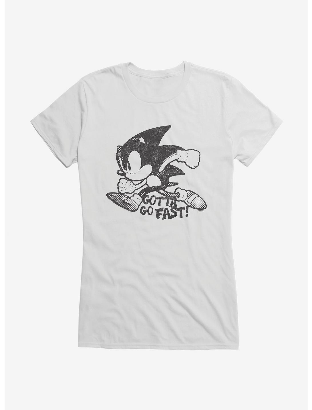 Sonic The Hedgehog Sonic Cutout Silhouette Girls T-Shirt, , hi-res