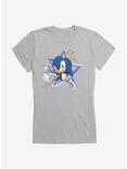 Plus Size Sonic The Hedgehog 3-D Sonic Star Girls T-Shirt, , hi-res