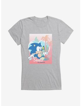 Sonic The Hedgehog Sonic Summer Butterfly Girls T-Shirt, HEATHER, hi-res