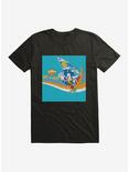 Sonic The Hedgehog Summer Surf T-Shirt, BLACK, hi-res