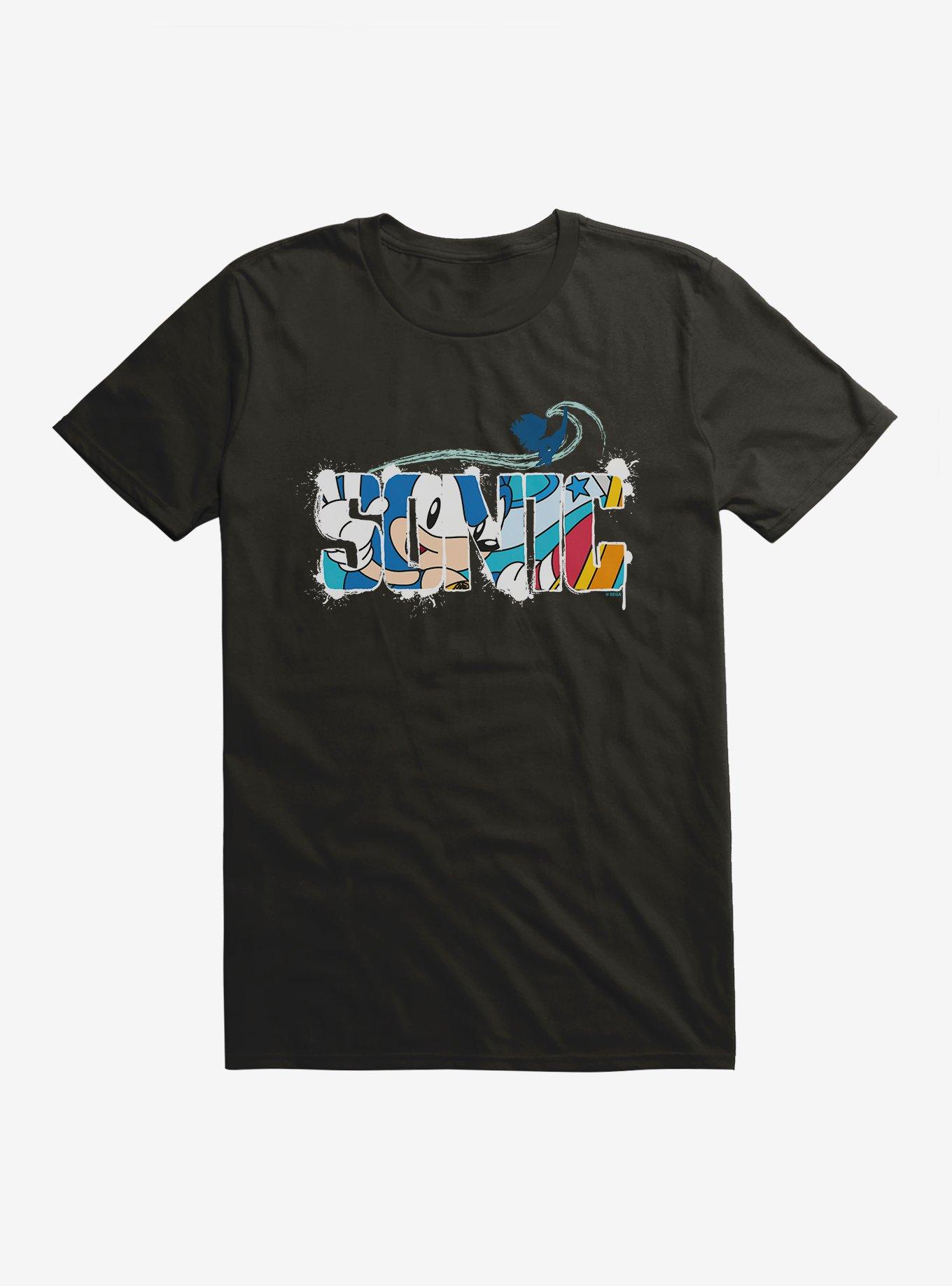 Sonic The Hedgehog Summer Surf Script T-Shirt | BoxLunch