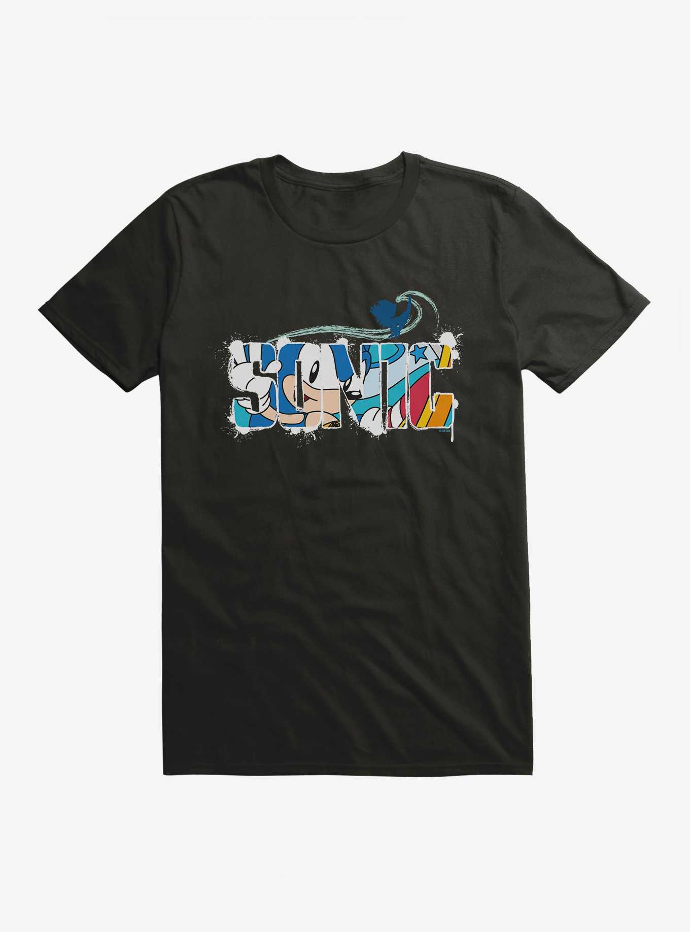 Sonic The Hedgehog Summer Surf Script T-Shirt, , hi-res