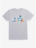 Sonic The Hedgehog Summer Surf Script T-Shirt, HEATHER GREY, hi-res