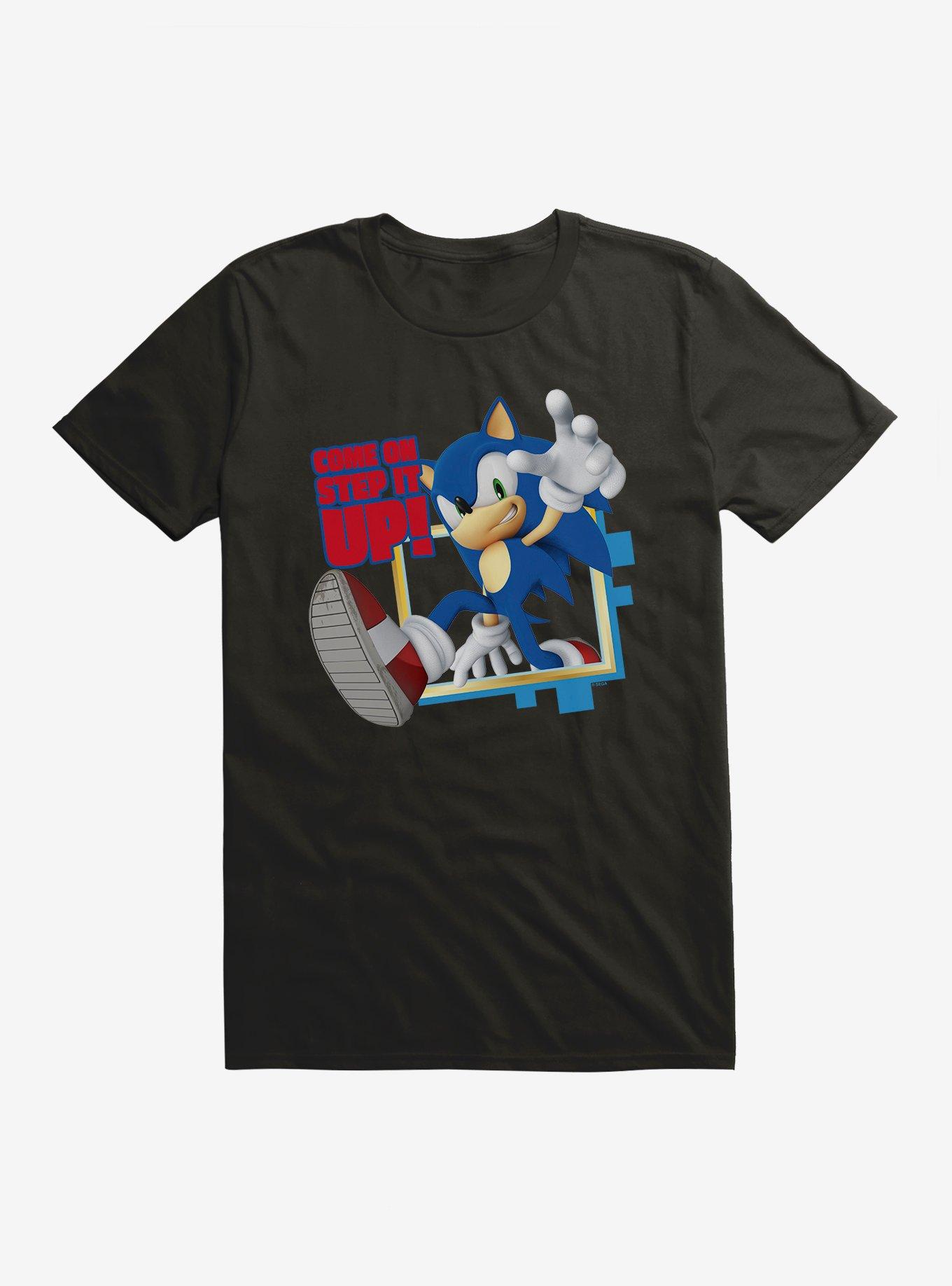 Sonic The Hedgehog 3-D Sonic Step It Up T-Shirt, , hi-res