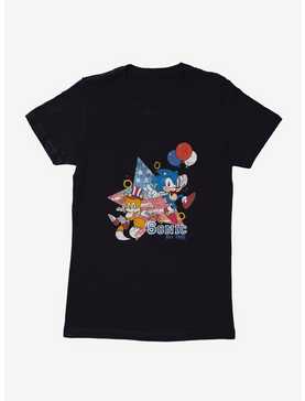 Sonic The Hedgehog Sonic Tails Fourth Of July Womens T-Shirt, , hi-res