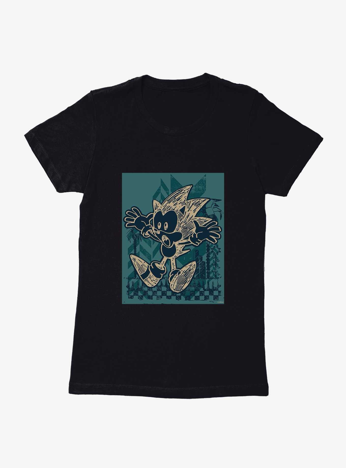 Sonic The Hedgehog Bohemian Sonic Shock Womens T-Shirt, , hi-res