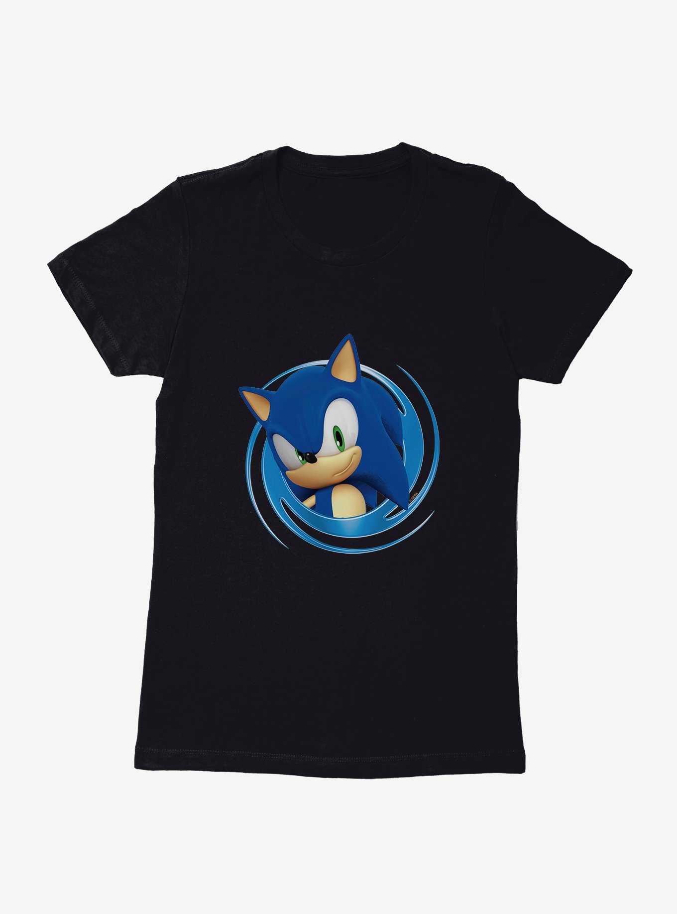 Sonic The Hedgehog 3-D Sonic Close Up Womens T-Shirt, , hi-res