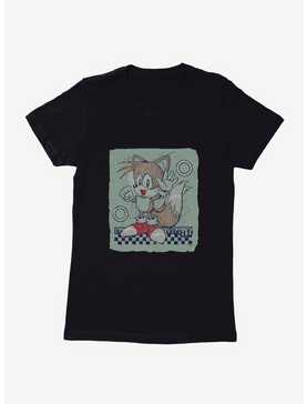 Sonic The Hedgehog Paper Tails Pose Womens T-Shirt, , hi-res