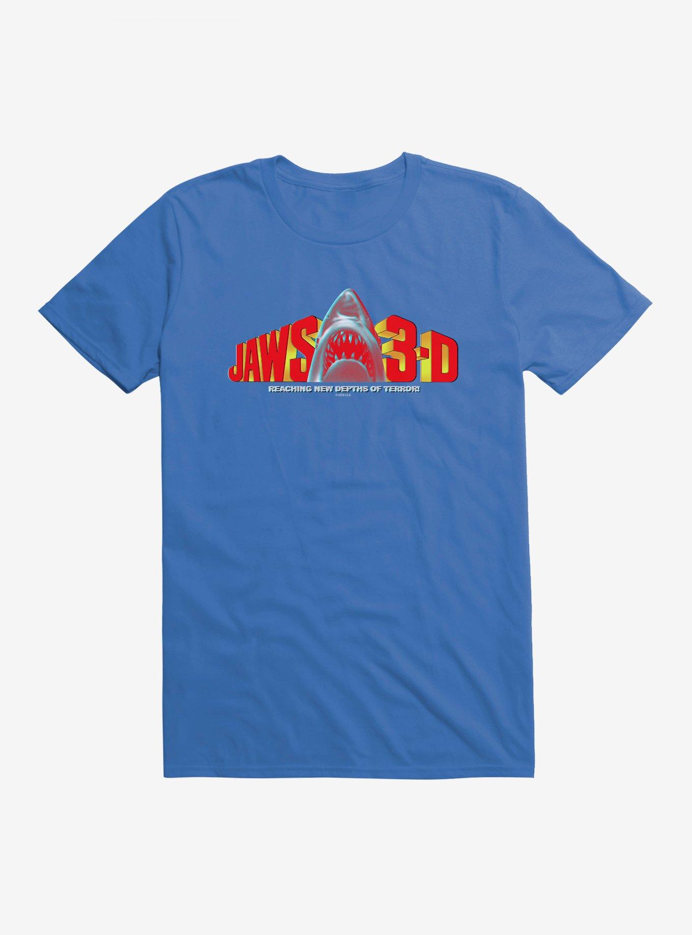 Jaws 3D T-Shirt, ROYAL BLUE, hi-res