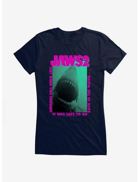Jaws 2 When You Thought It Was Safe Girls T-Shirt, , hi-res