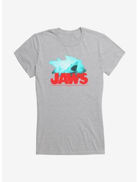 Jaws Swim And Eat Quote Girls T-Shirt, , hi-res