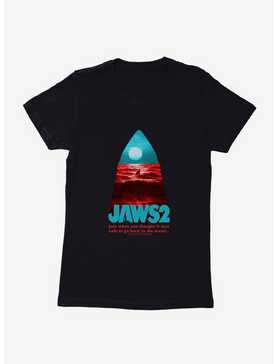 Jaws 2 Silhouette Image Womens T-Shirt, , hi-res