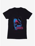 Jaws Danger Scatter Art Womens T-Shirt, BLACK, hi-res