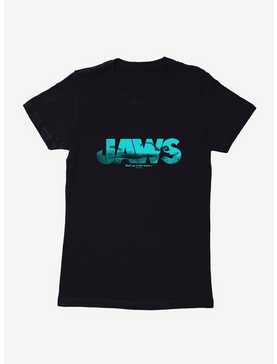 Jaws Script Ocean Imagery Womens T-Shirt, , hi-res