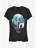 Star Wars The Mandalorian Moff Sunset Girls T-Shirt, BLACK, hi-res