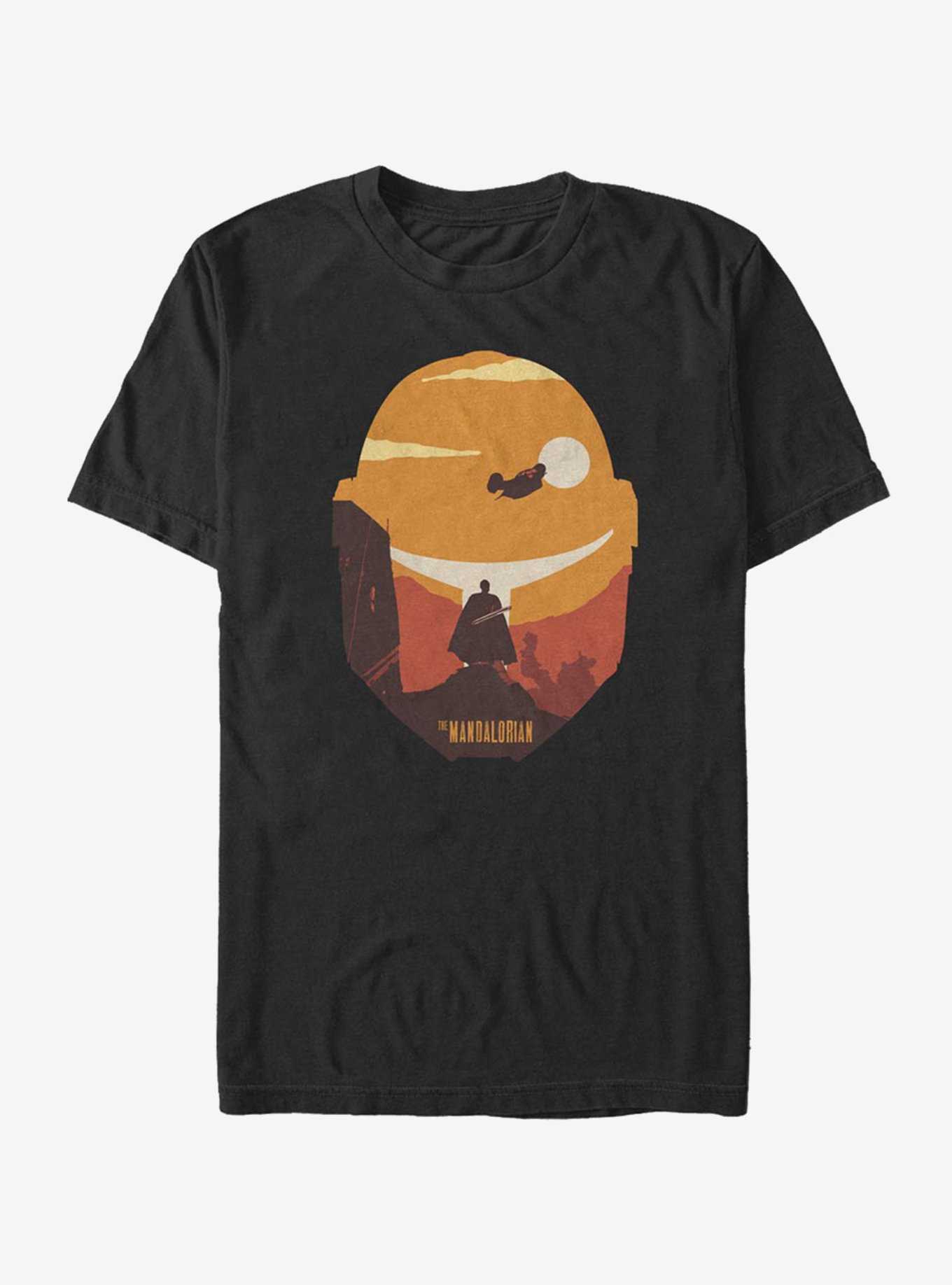 Star Wars The Mandalorian Dark Saber Poster T-Shirt, , hi-res