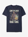 Star Wars The Mandalorian Hand Thing T-Shirt, NAVY, hi-res