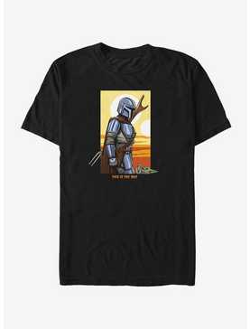 Star Wars The Mandalorian Mando Comic Sunset T-Shirt, , hi-res