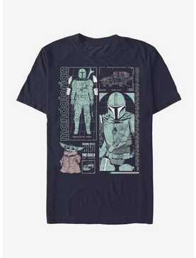 Star Wars The Mandalorian Mando Info Back T-Shirt, , hi-res