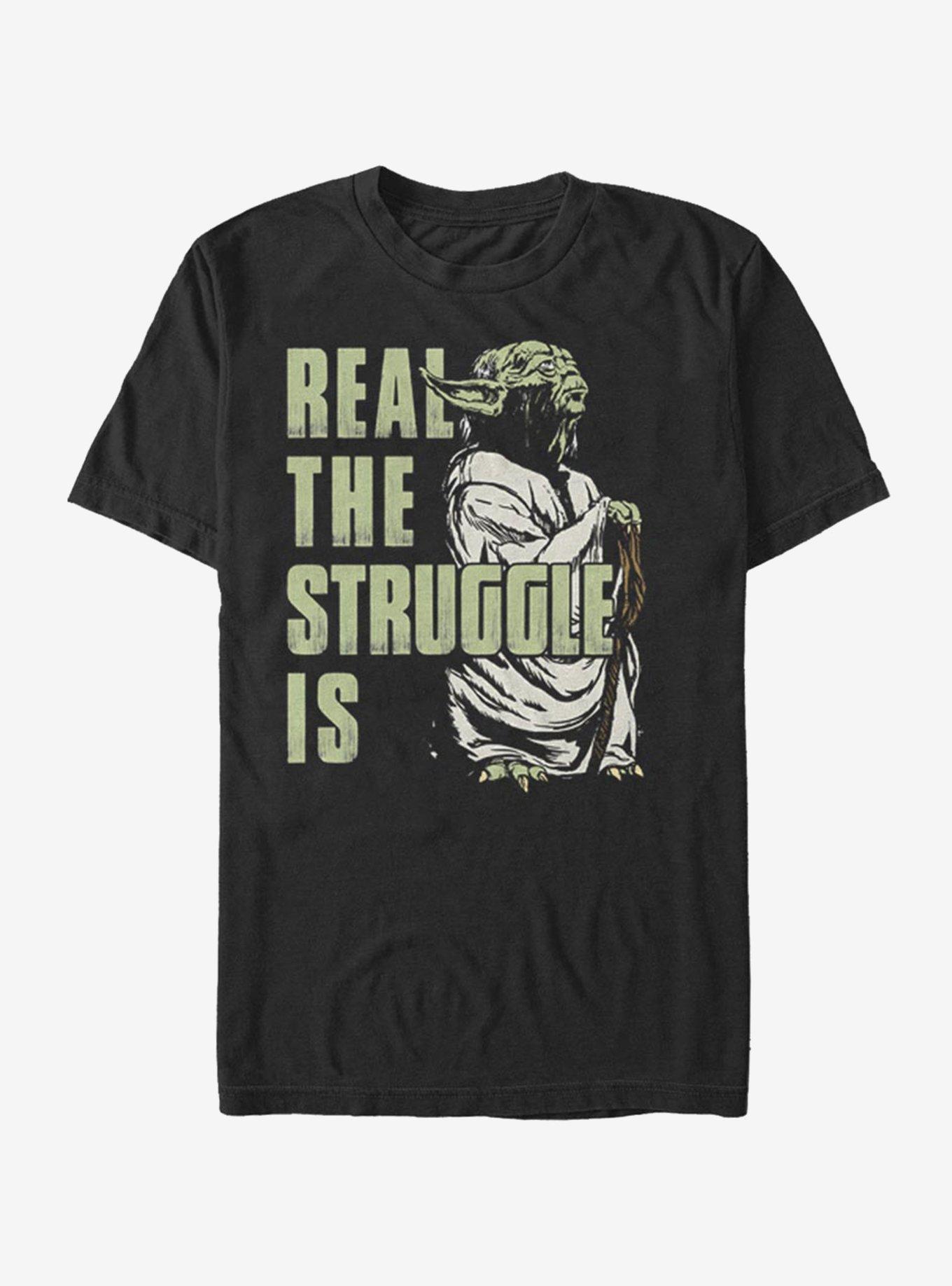 Star Wars Yoda Real Difficulties T-Shirt
