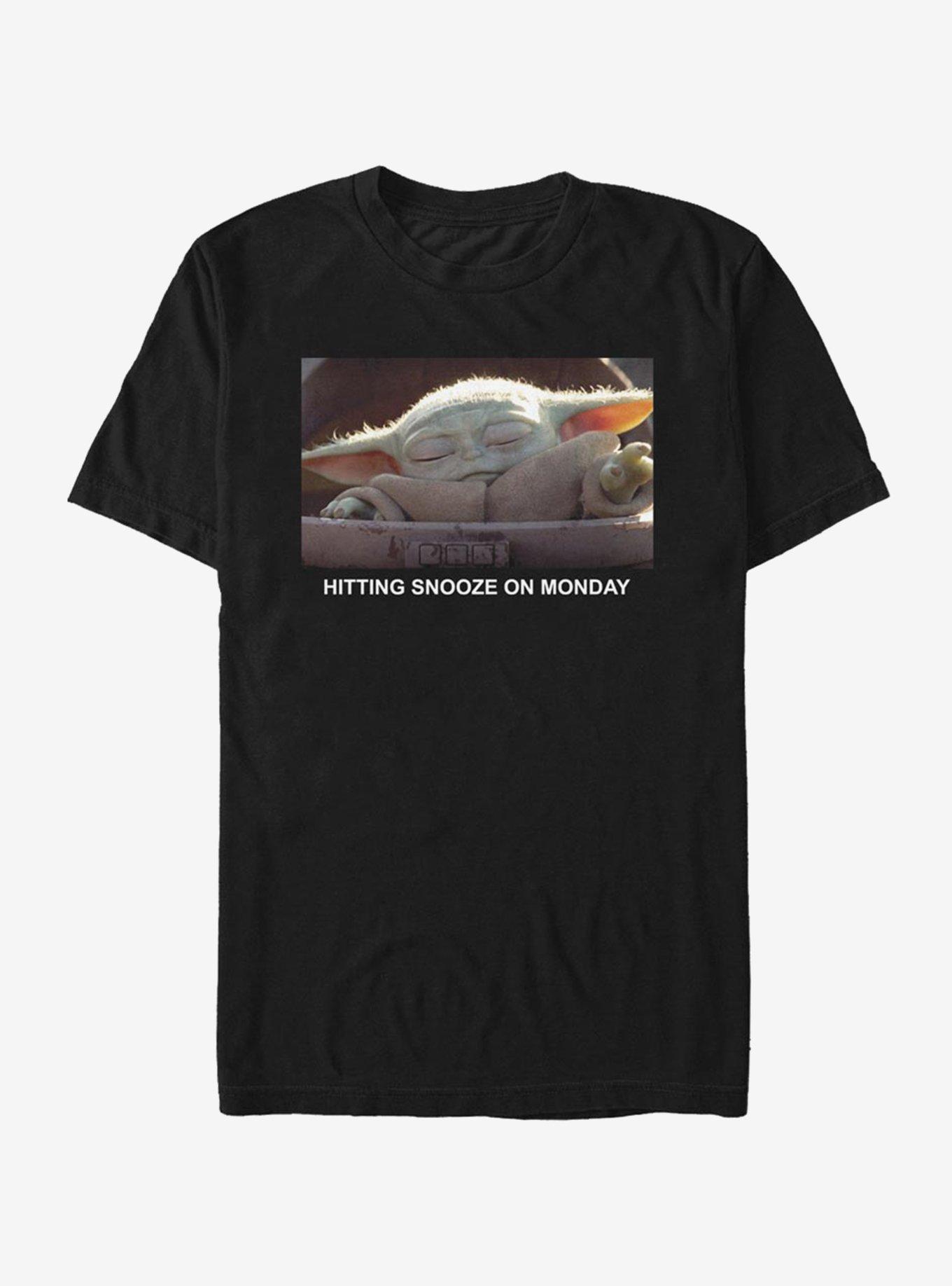 Star Wars The Mandalorian Sleep Meme T-Shirt 