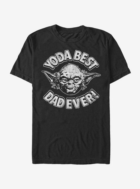 Star Wars Yoda Best Dad T Shirt Black Hot Topic 5630