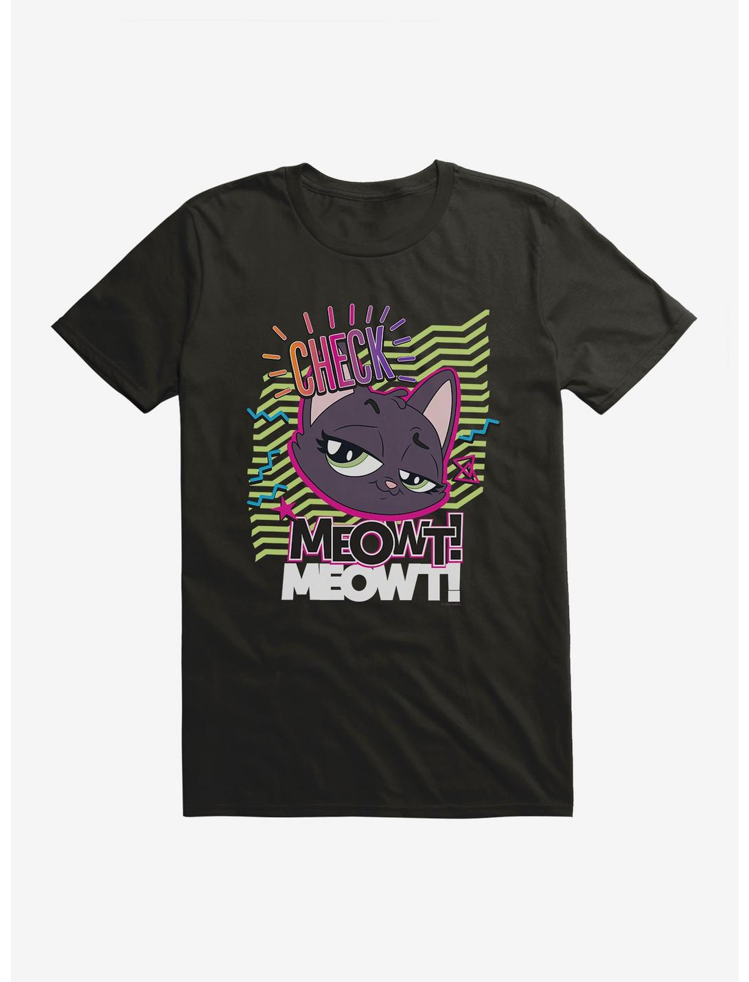 Littlest Pet Shop Jade Check Meowt T-Shirt, BLACK, hi-res