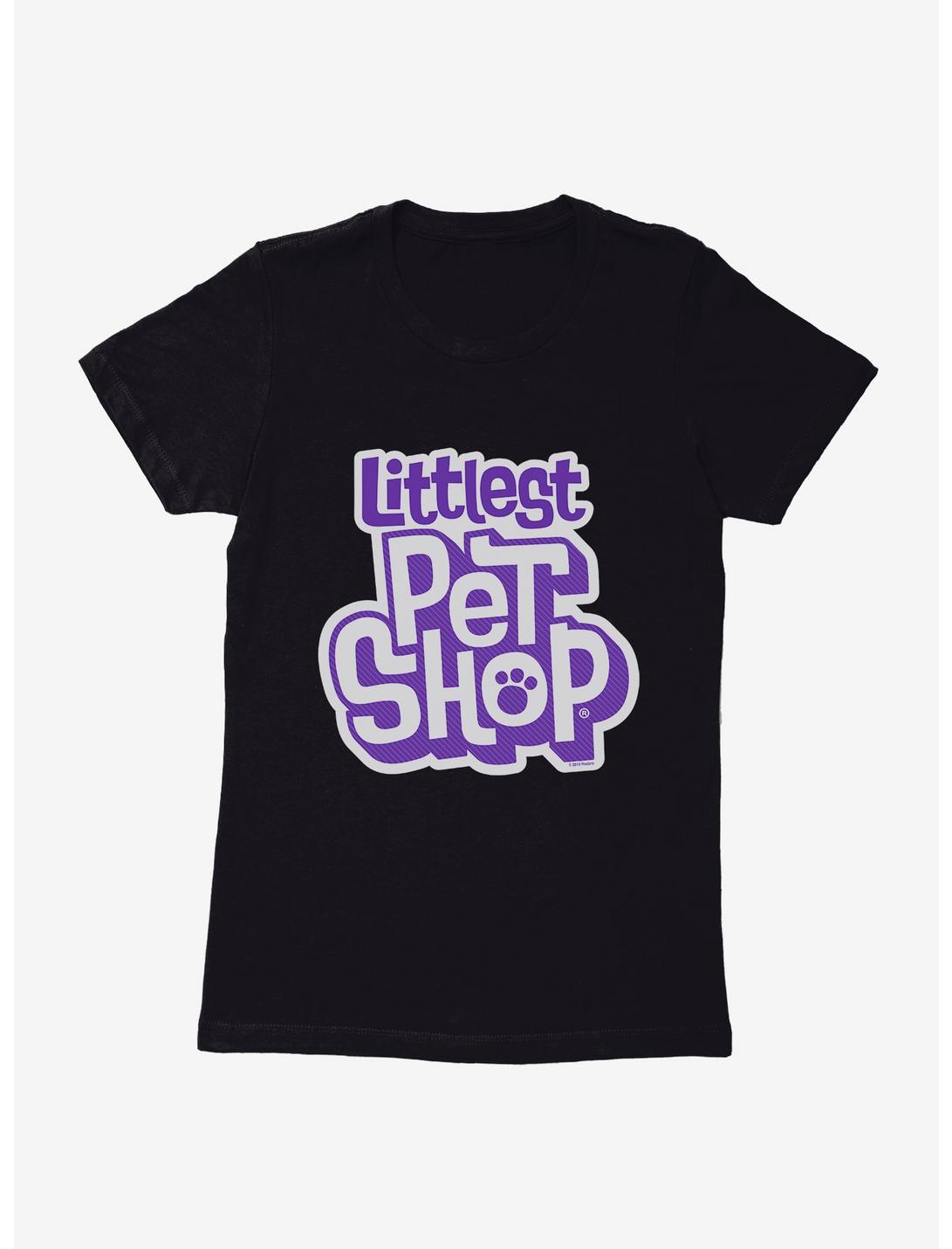 Littlest Pet Shop Classic Script Womens T-Shirt, BLACK, hi-res
